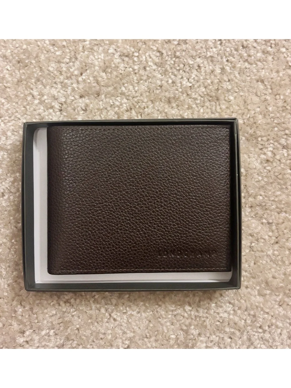 NEW Longchamp Men’s Leather Wallet